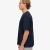 Camiseta orgánica oversize - Azul marino