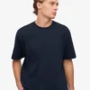 Camiseta orgánica oversize - Azul marino