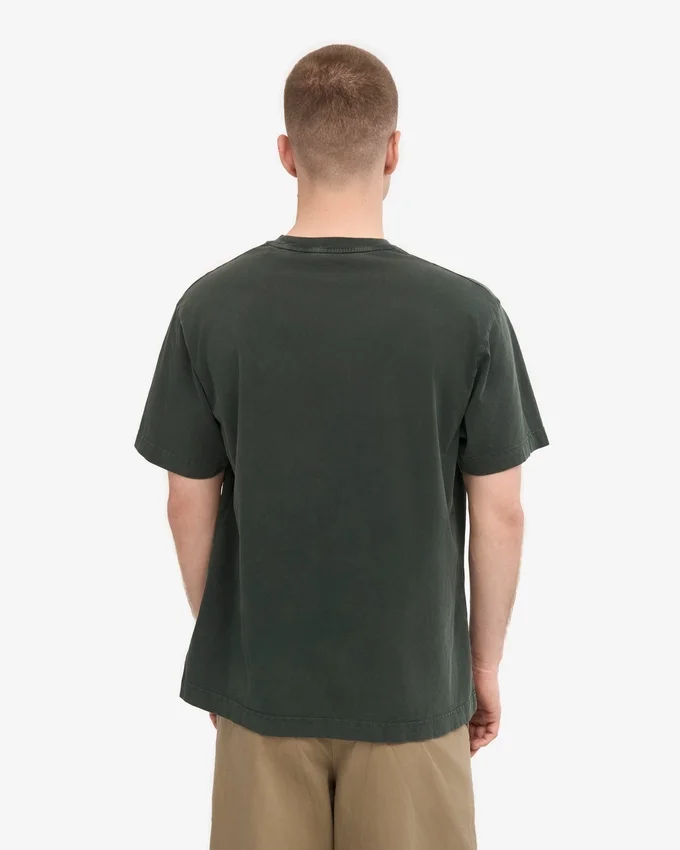 Camiseta orgánica oversize - Bosque de medianoche