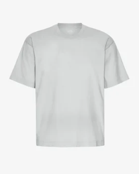 Camiseta orgánica oversize – Gris deslavado