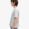 Camiseta orgánica oversize – Gris deslavado