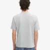Camiseta orgánica oversize – Gris deslavado