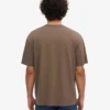 Camiseta orgánica oversize - Marrón cedro