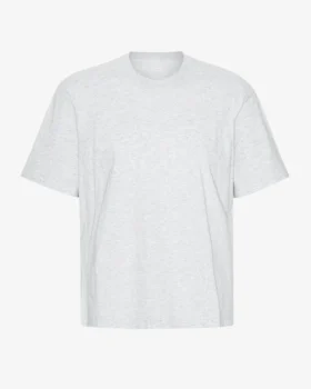 Camiseta orgánica oversize - Mezcla de colores nieve