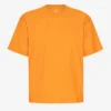 Camiseta orgánica oversize - Naranja soleado