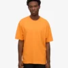 Camiseta orgánica oversize - Naranja soleado