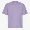 Camiseta orgánica oversize - púrpura jade