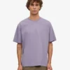 Camiseta orgánica oversize - púrpura jade