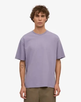 Camiseta orgánica oversize – púrpura jade