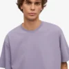 Camiseta orgánica oversize - púrpura jade