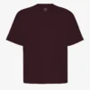 Camiseta orgánica oversize - Rojo sangre