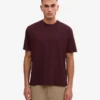 Camiseta orgánica oversize - Rojo sangre