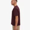 Camiseta orgánica oversize - Rojo sangre
