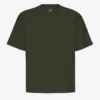 Camiseta orgánica oversize - Verde cazador