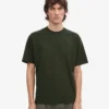 Camiseta orgánica oversize - Verde cazador