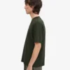 Camiseta orgánica oversize - Verde cazador