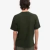 Camiseta orgánica oversize - Verde cazador