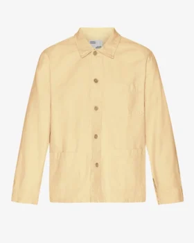 Chaqueta de trabajo orgánica - Amarillo suave