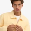 Chaqueta de trabajo orgánica - Amarillo suave