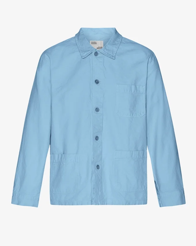 Chaqueta de trabajo orgánica - Azul mar