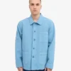 Chaqueta de trabajo orgánica - Azul mar