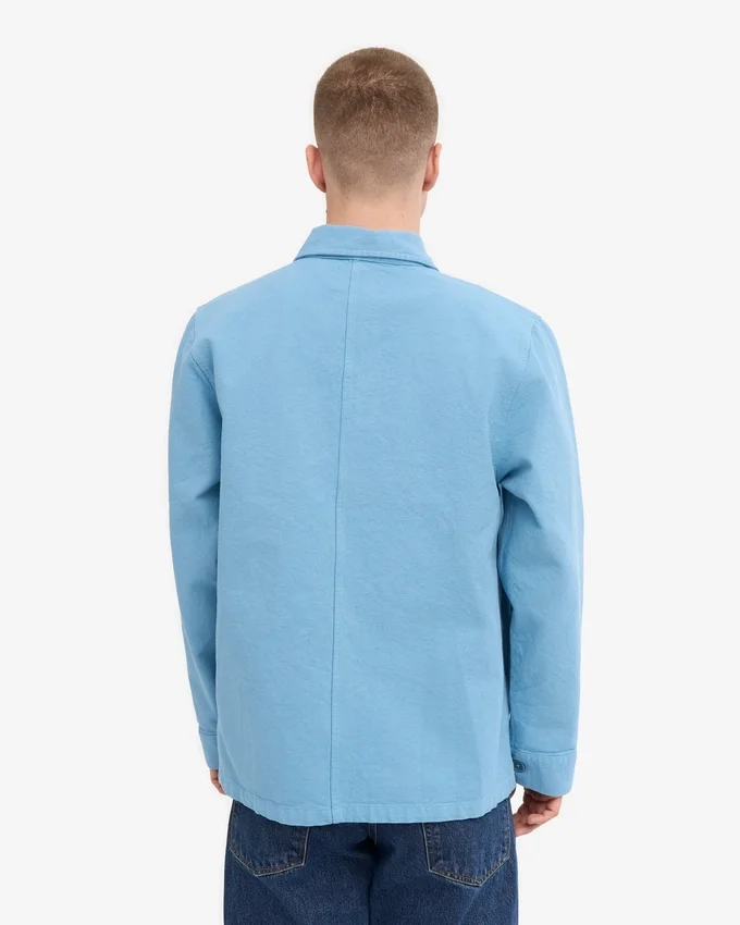 Chaqueta de trabajo orgánica - Azul mar