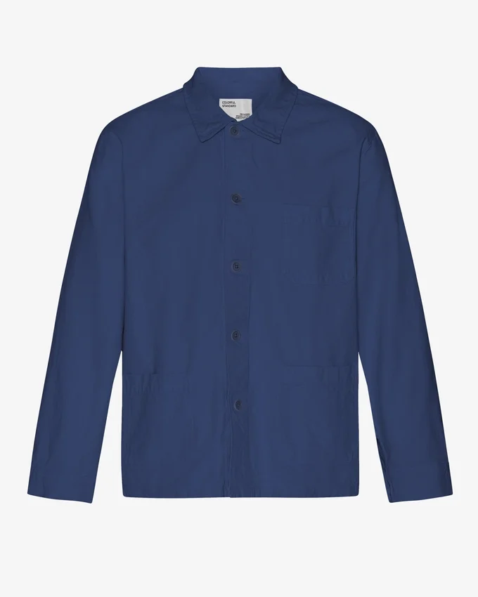 Chaqueta de trabajo orgánica - Azul marino