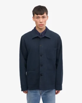 Chaqueta de trabajo orgánica – Azul marino