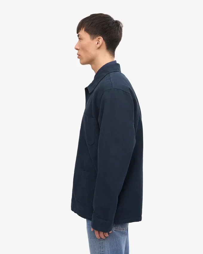 Chaqueta de trabajo orgánica - Azul marino