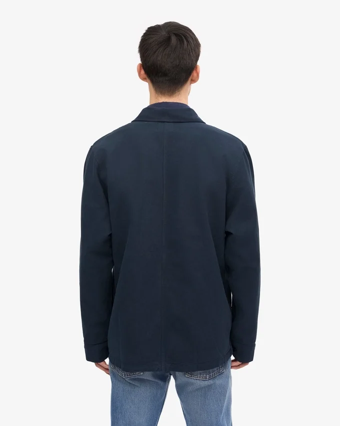 Chaqueta de trabajo orgánica - Azul marino