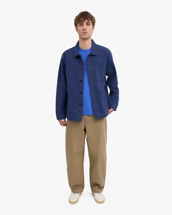 Chaqueta de trabajo orgánica - Azul marino