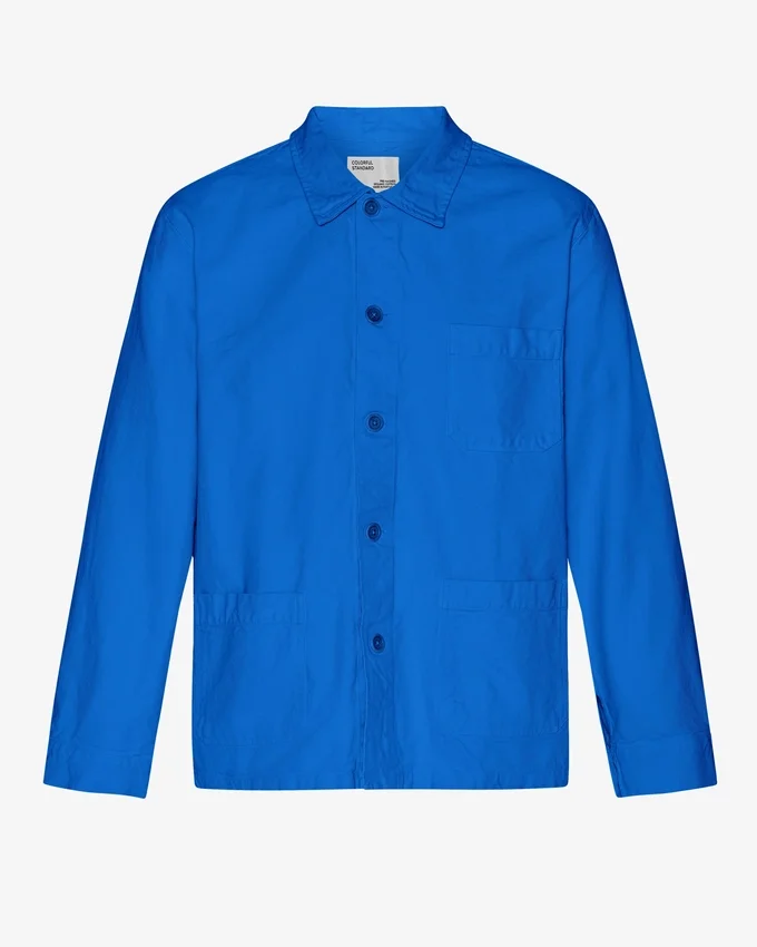 Chaqueta de trabajo orgánica - Azul Pacífico