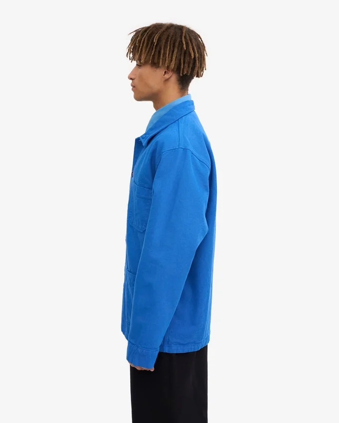 Chaqueta de trabajo orgánica - Azul Pacífico