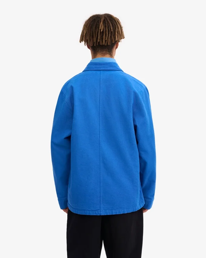 Chaqueta de trabajo orgánica - Azul Pacífico