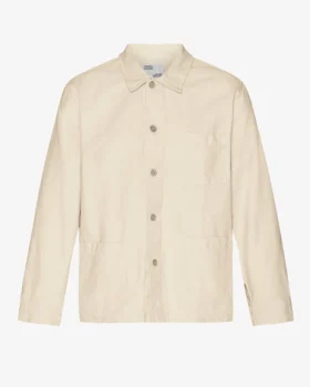 Chaqueta de trabajo orgánica - Blanco marfil