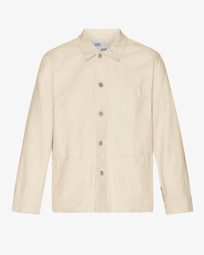 Chaqueta de trabajo orgánica - Blanco marfil