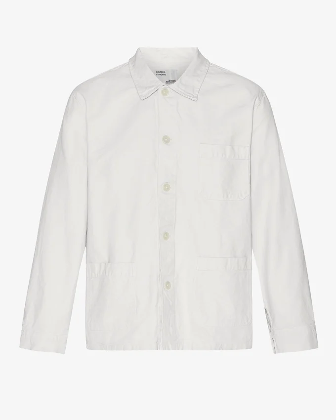 Chaqueta de trabajo orgánica - Blanco óptico