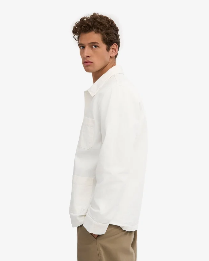Chaqueta de trabajo orgánica - Blanco óptico