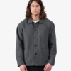 Chaqueta de trabajo orgánica - Gris lava