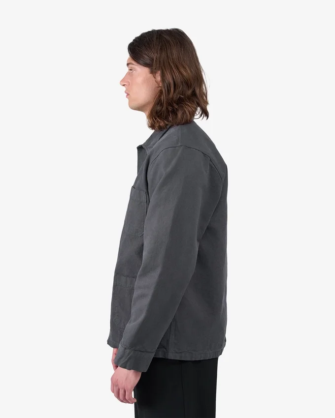 Chaqueta de trabajo orgánica - Gris lava