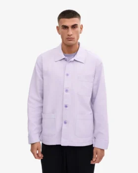 Chaqueta de trabajo orgánica – Lavanda suave