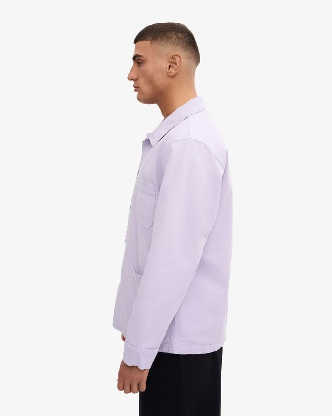 Chaqueta de trabajo orgánica - Lavanda suave