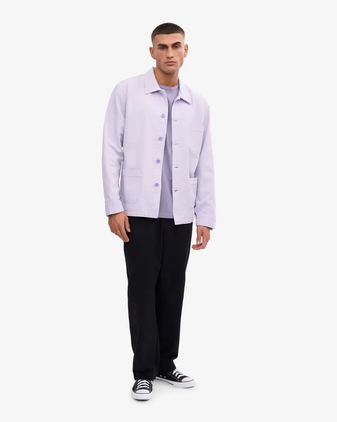Chaqueta de trabajo orgánica - Lavanda suave
