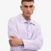 Chaqueta de trabajo orgánica - Lavanda suave