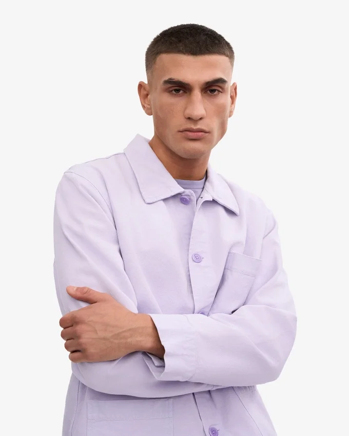 Chaqueta de trabajo orgánica - Lavanda suave