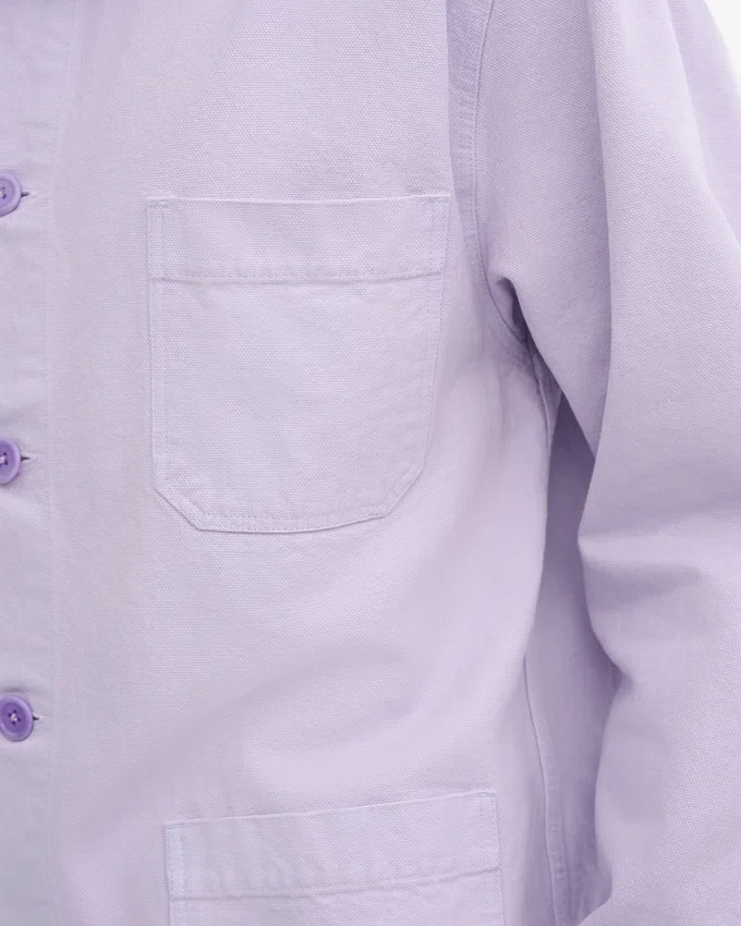 Chaqueta de trabajo orgánica - Lavanda suave