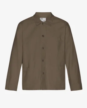Chaqueta de trabajo orgánica - Marrón cedro