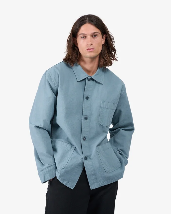 Chaqueta de trabajo orgánica - Marrón cedro