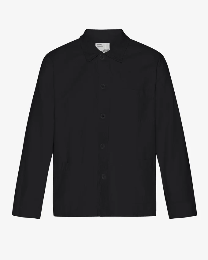 Chaqueta de trabajo orgánica - Negro intenso