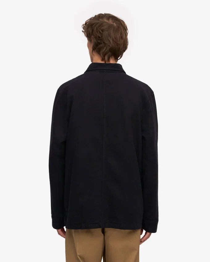 Chaqueta de trabajo orgánica - Negro intenso